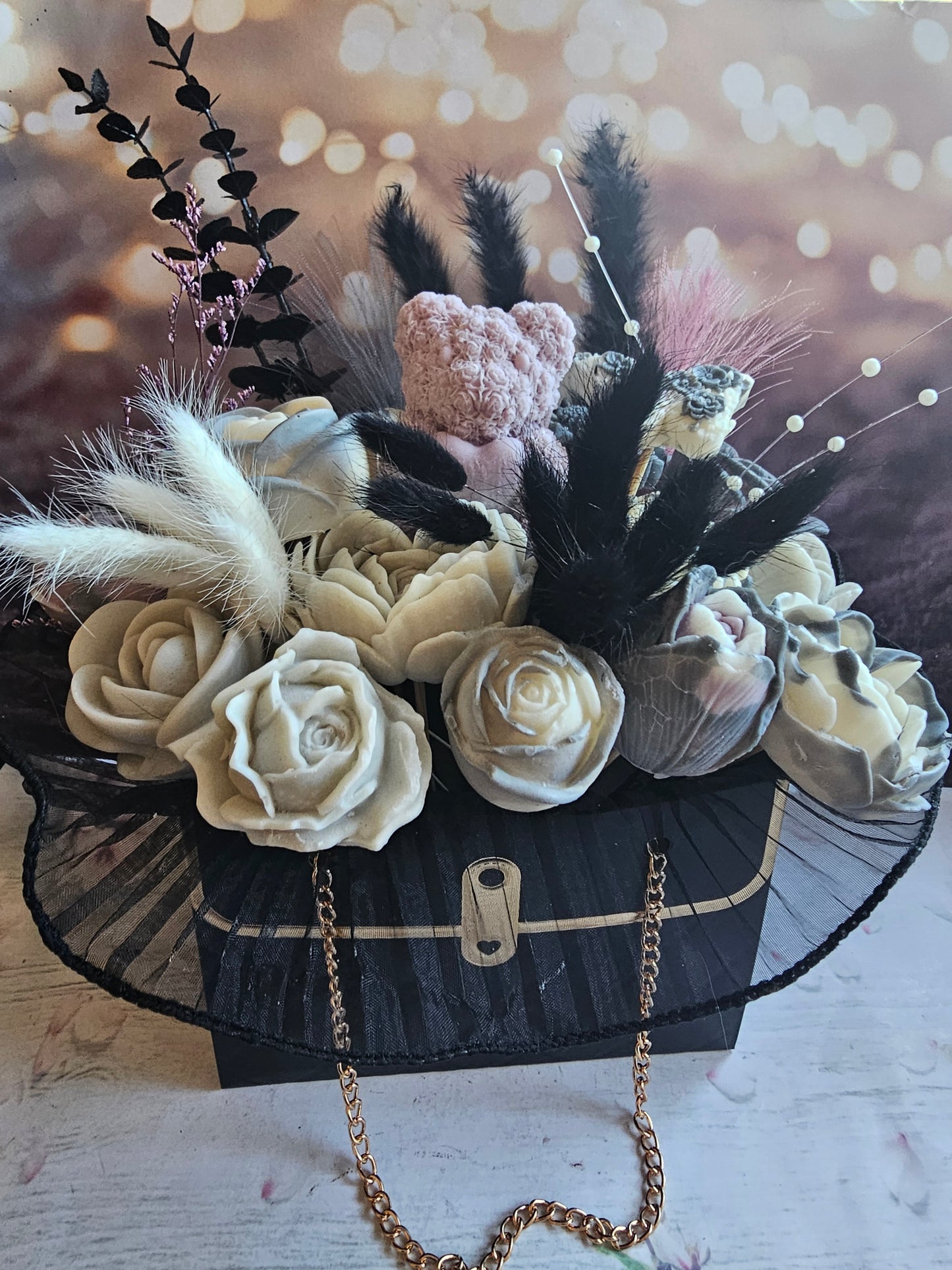 Scented Wax Flower Bouquet